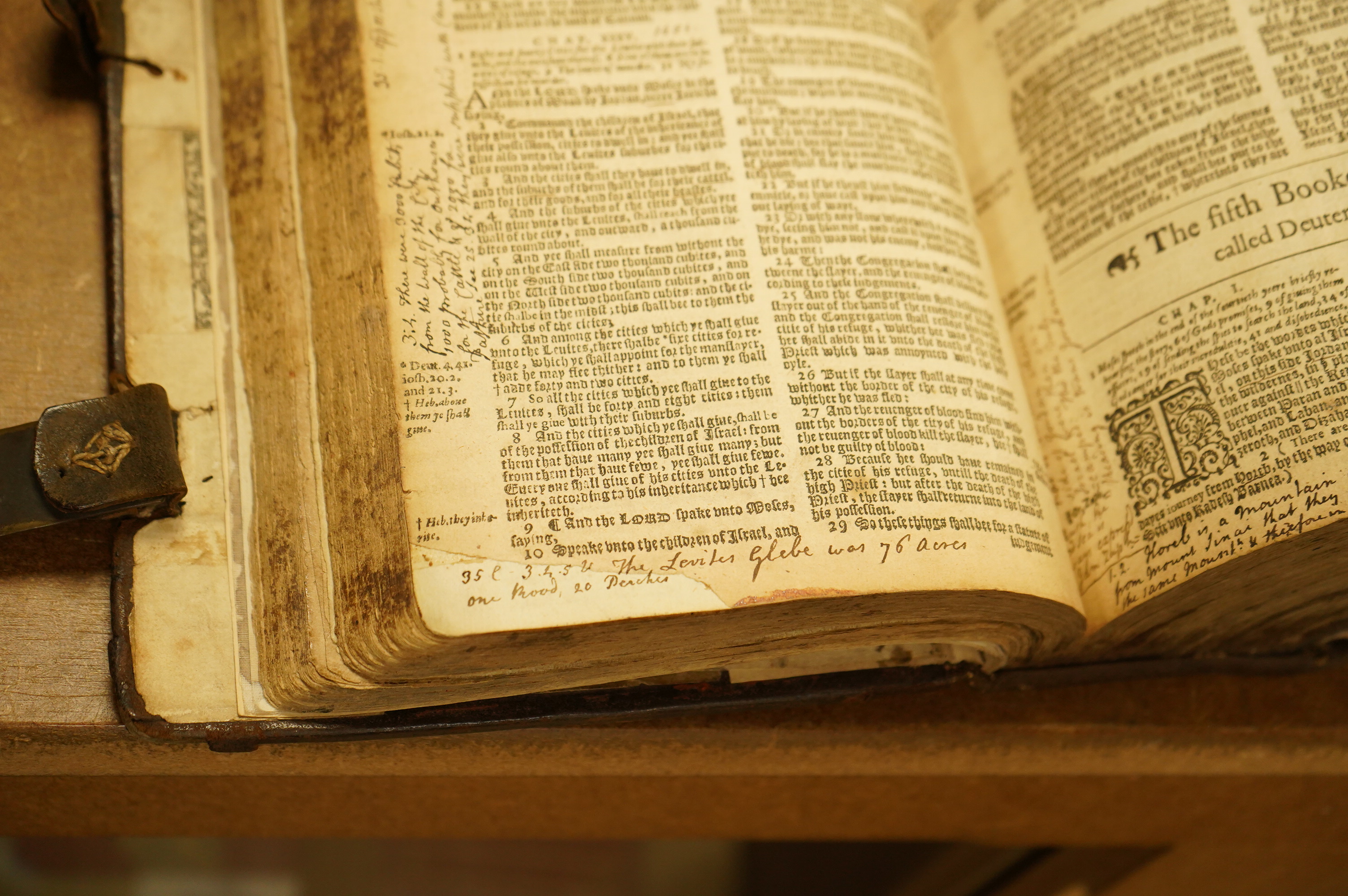 A BIBLE ARCHIVE - A highly unusual collection of three English Bibles, having belonged to the Whytehead family (of Yorkshire's North and East Ridings); comprising The Bishops' (1573 edition), a Geneva (1603 edition) and